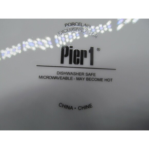 Pier 1 Seashell 8" Tan Brown And Beige Appetizer Or Salad Plates Set Of 4 - Picture 5 of 9